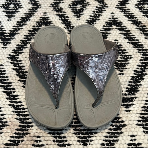 Fitflop Metallic Sandals - Picture 2 of 7